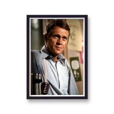 Steve Mcqueen Shoulder Holster 1 Bullitt Colour - Single Picture Frame Print