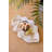  Ceramic Serving Platter Clam Design Decorative Serveware for Tabletop Decor White Glazed Unfinished Finish