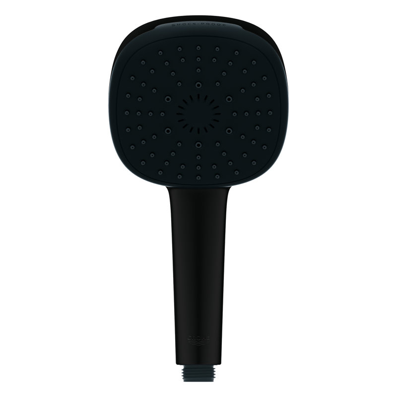 Tempesta 110 Square 3-Spray Hand Shower, Matte Black
