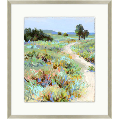 Down Pathway 2 Framed Watercolour Painting Print