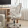 Nahjee Space-Saving Ergonomic Home Office Task Chair with Filp-Up Armrests