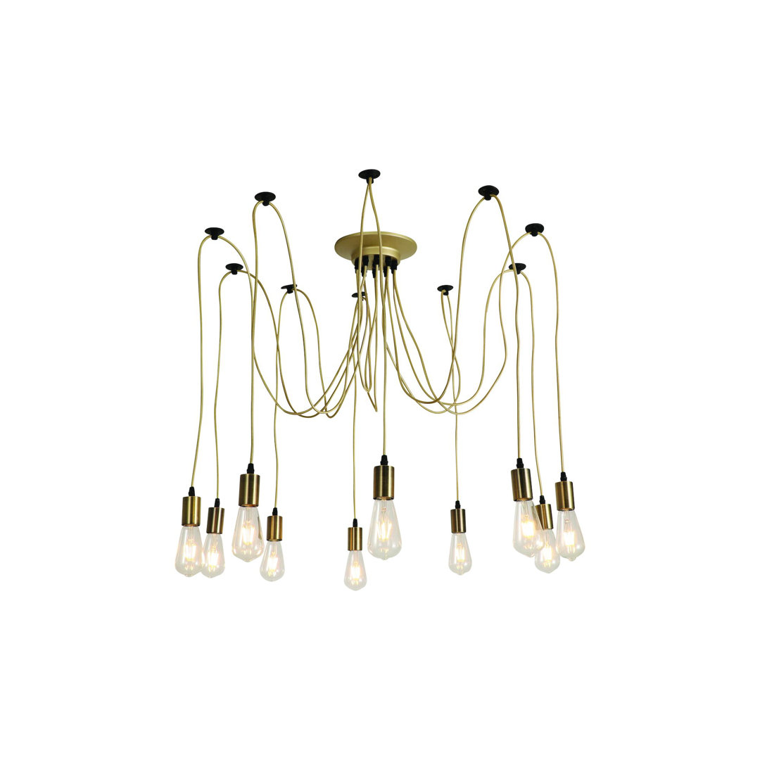 10-Light Cluster Bulb Pendant