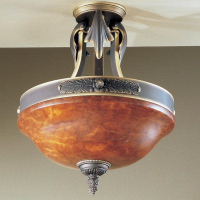 Stone Semi Flush Mount