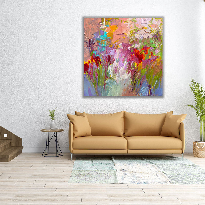 Hum Hum With Me II - reproduction d'art sur toile, H 16 po x l 16 po