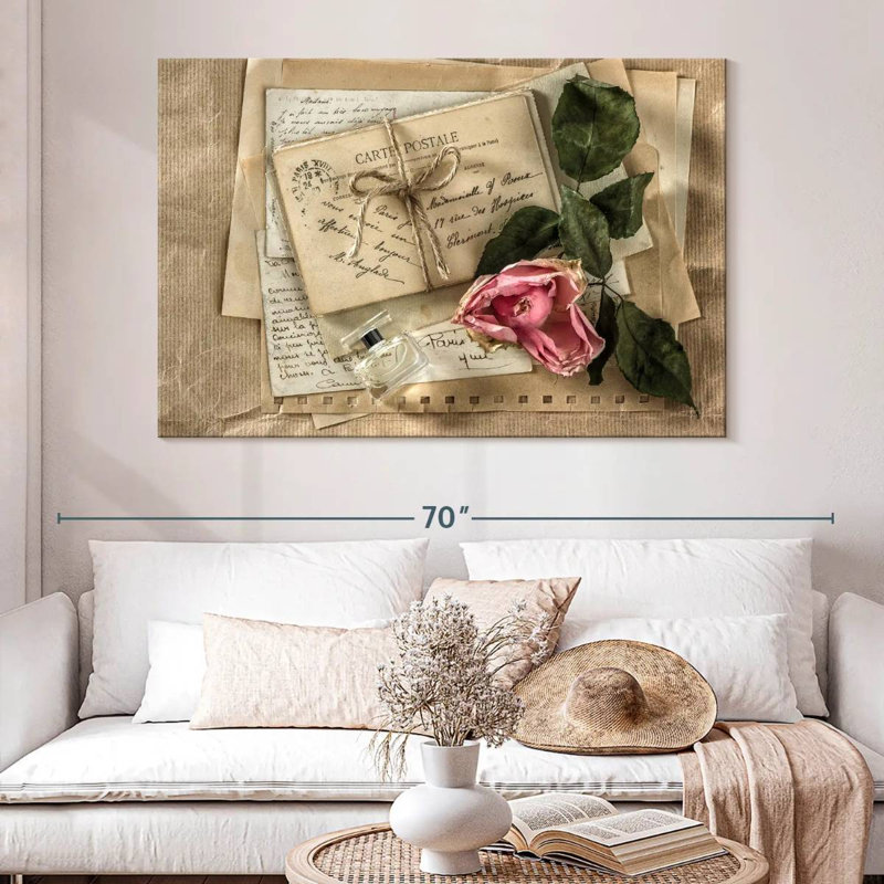 Hardie lettre d'amour nostalgie, H 34 po x l 51 po