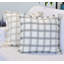 Ensemble de 2 housses de coussin en coton tissé à carreaux avec franges-106927793-106208498