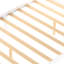 Lit plateforme blanc avec configurations sous les tiroirs pratiques - pin de qualité fabriquée et pour une chambre accessible pleine grandeur dans des tiroirs fonctionnels