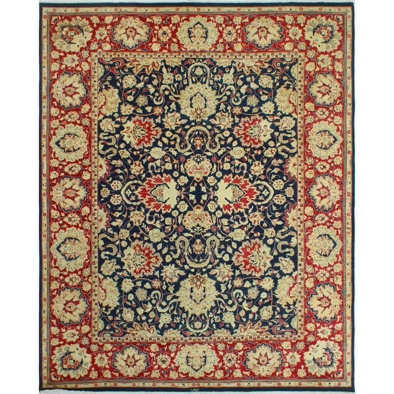 Tapis bleu marine pak-persan Allura
