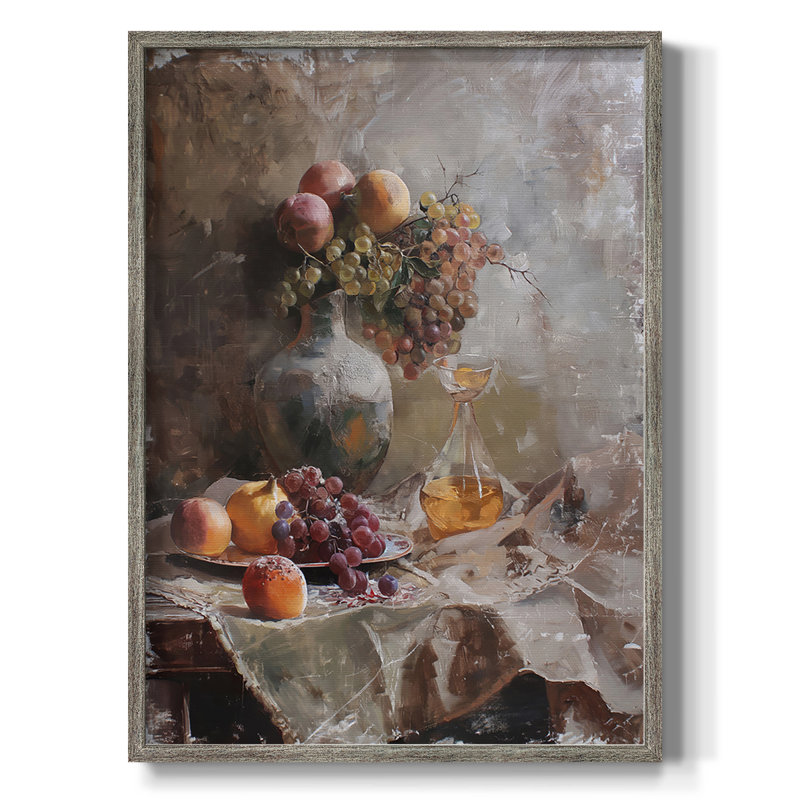 Reproduction encadrée FLORAL Series DCC XXII - bois massif, H 11 po x l 9 po