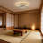 Crystal LED Flush Mount Ceiling Light Fixture Modern Black And Gold Chandelier Lighting Dimmable Kitchen Bedroom Hallway Foyer Laundry Room