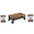 3 Pieces: Coffee Table, 2 End Tables selected