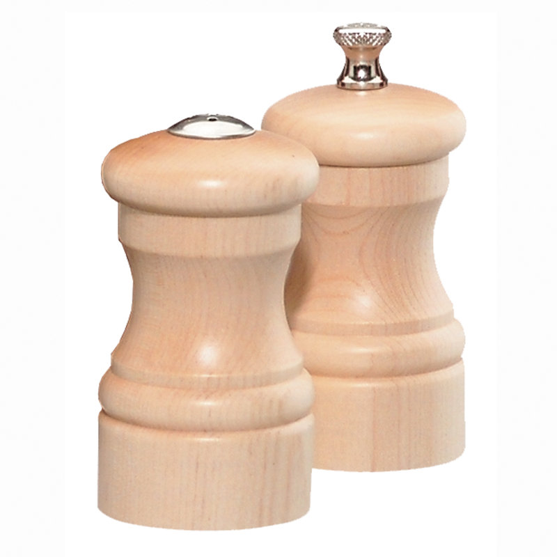 Ensemble de salière et poivrière Chef cabanes de chef Chef, Naturel