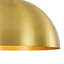 Luminaire suspendu en forme de dôme 1 lumière-114902872