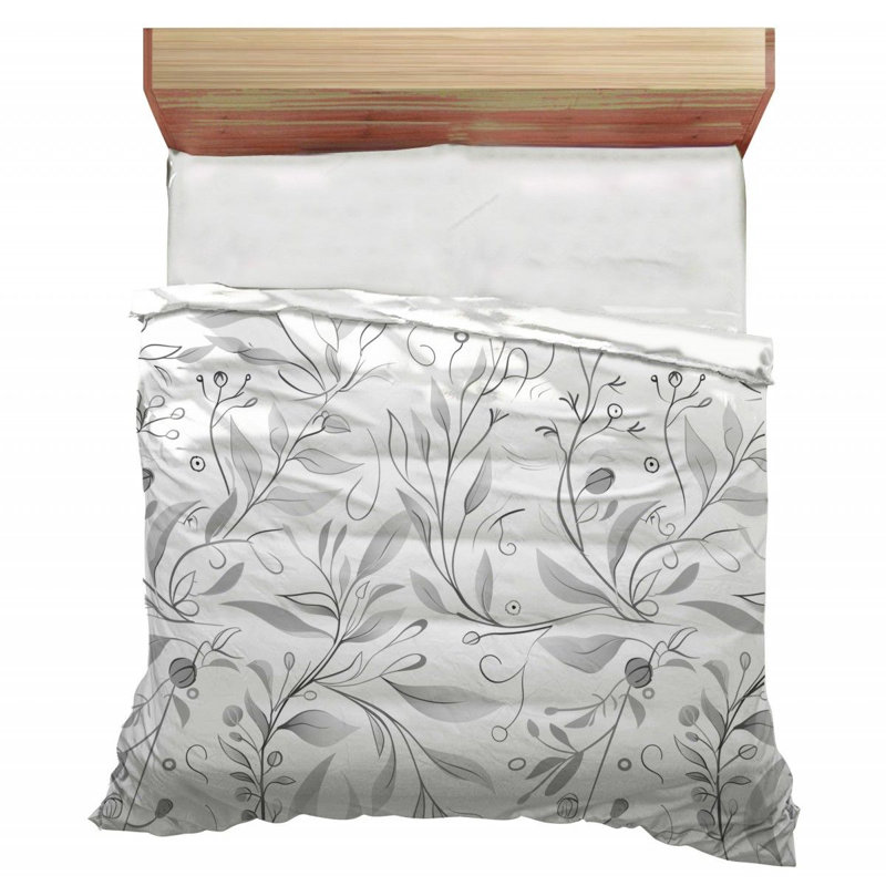 Botanical Art Microfiber / Polyester Comforter, King Comforter