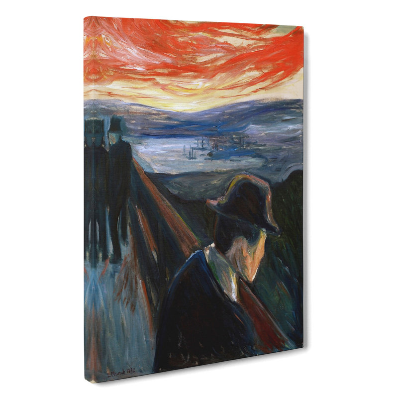 Despair by Edvard Munch - Wrapped Canvas, 50cm H x 35cm W x 3cm D
