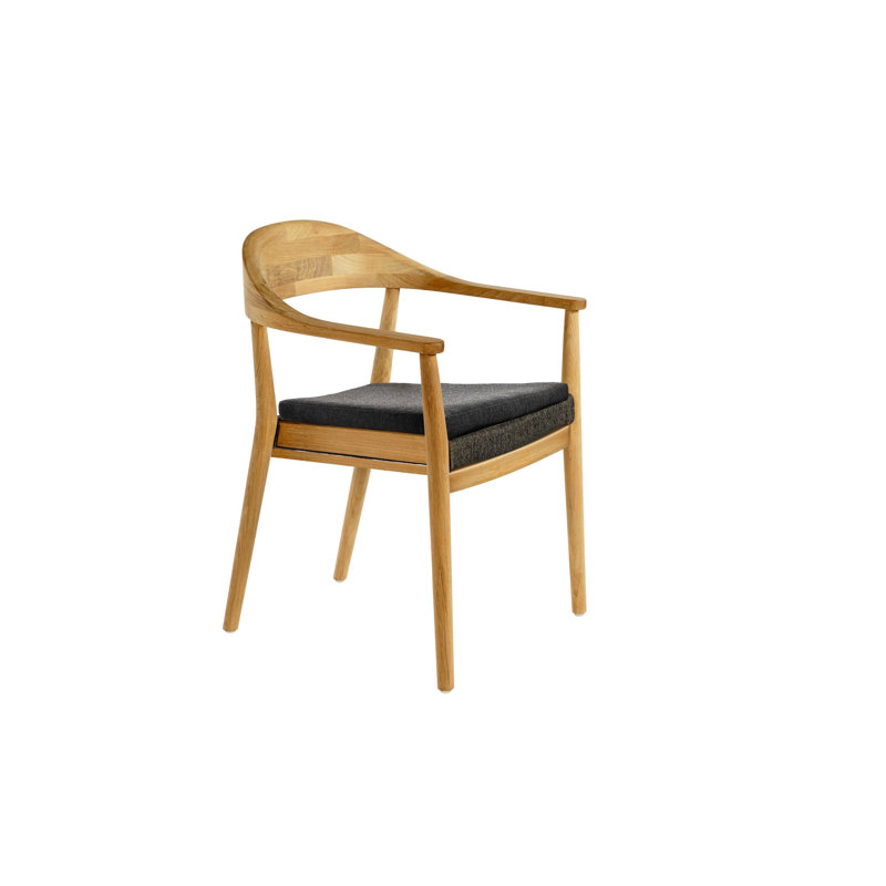 Copenhagen Outdoor Teak Dining Armchair, Includes Cushion