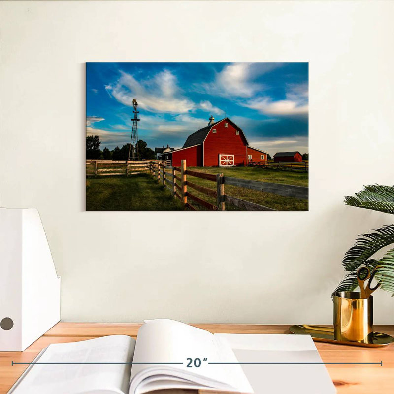 Lilie Windmill By The Farmhouse, H 8 po x l 12 po