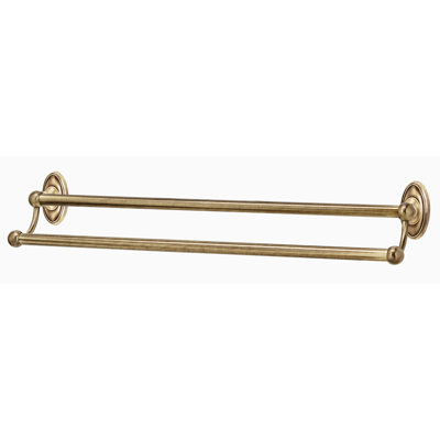 Classic Traditional 2 Double Wall Mounted Towel Bar