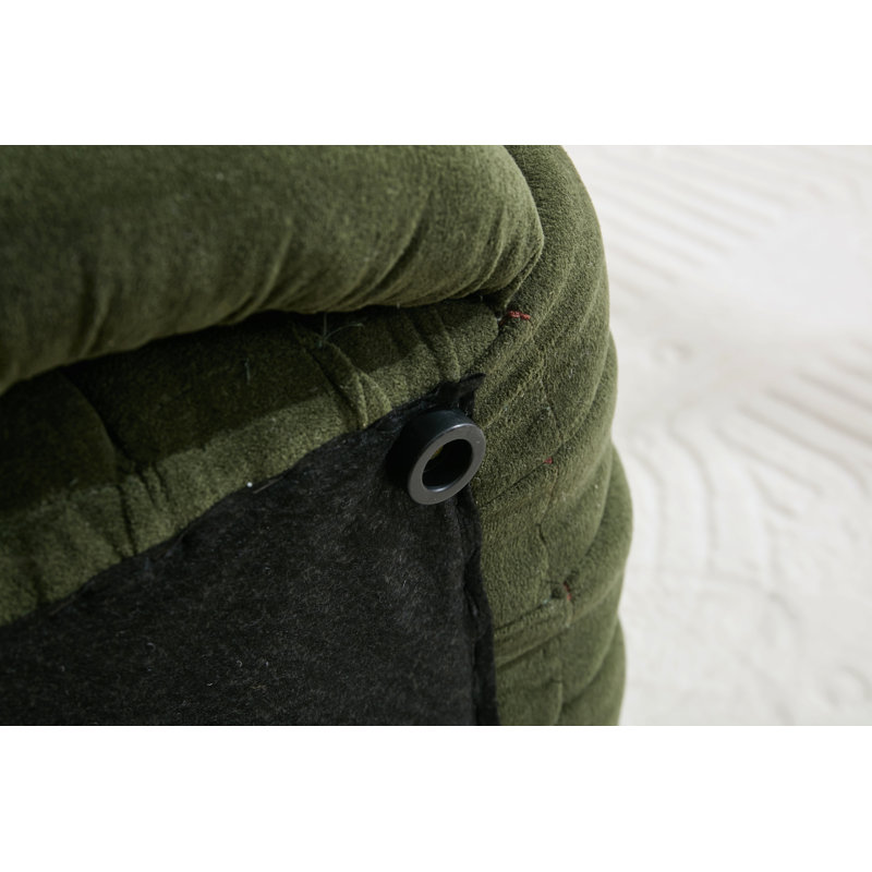 Chenille Fabric Modern Knot Design Ottoman Makeup Stool Footstool, Comfortable And Stylish Seat For Living Room, Bedroom