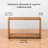 Nerys 48" Solid Wood 2-Tier Console Table