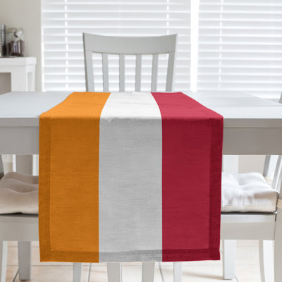 Carolina Football Stripes Table Runner