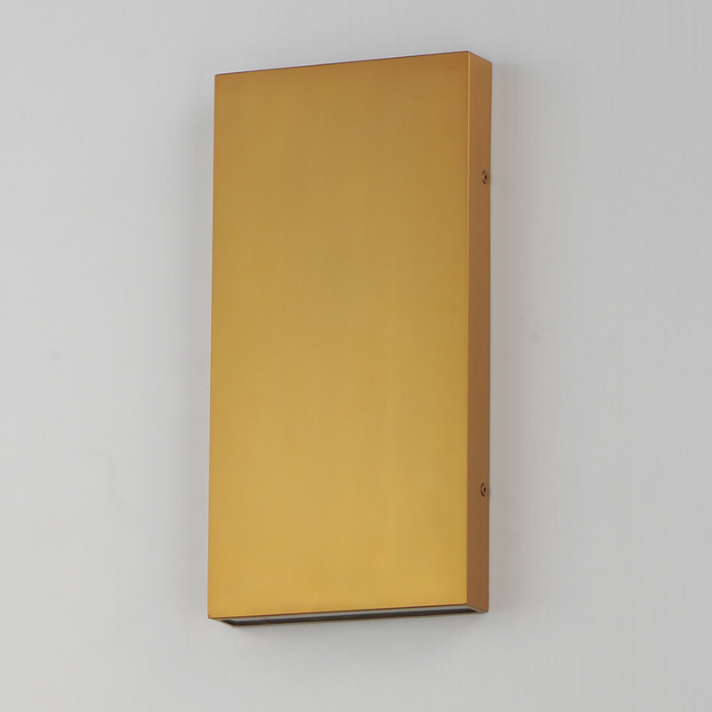 Alicen LED Wall Light, Natural Aged Brass
