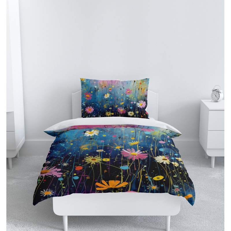 Modern & Contemporary Polyester Duvet Cover, Queen Duvet Cover + 2 Queen Shams