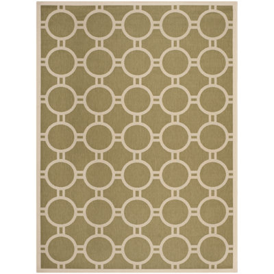 Tapis vert / beige Arneshia