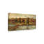 «Hot Day by the River», reproduction de peinture acrylique sur toile tendue en brun clair / brun / jaune / vert-32717448