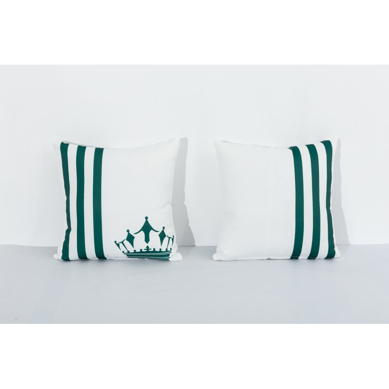 Aliquippa Indoor / Outdoor Square Throw Pillow Cover