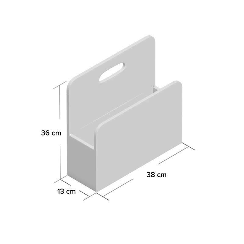 Apollonia Free Standing Magazine Rack