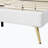 Mikhale Modern Velvet Platform Bed with Tufted Headboard and LED Lights-652577055-652577053