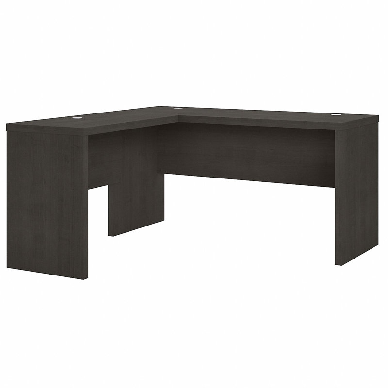 Bureau en forme de L Echo, Érable gris anthracite