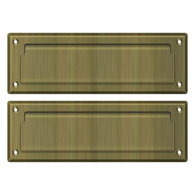 9" in x 3" Brass Mail Slot
