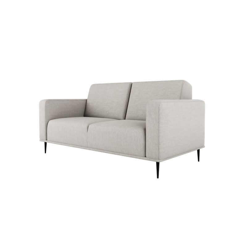 Daglas Modern Sofa, 77cm H x 180cm W x 90cm D, Beige, 3