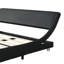 Lit plateforme tapissier en similicuir