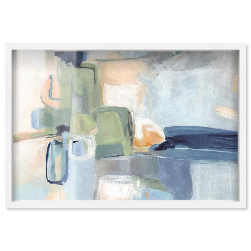 Décoration de salon Dreamscape I Shadowbox Print par Art Remedy, cadre blanc, 16 x 11, H 11 po x l 16 po, Cadre blanc