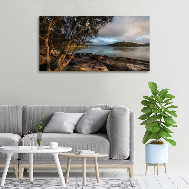 Tree By The River - Wrapped Canvas Print