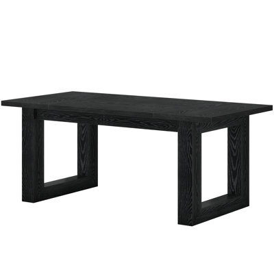 63-Inch Rectangular Wooden Executive Computer Desk