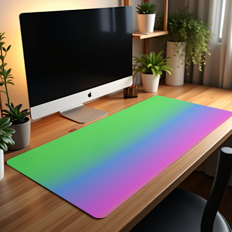 Polyester Desk Pad, 14.4x12.1