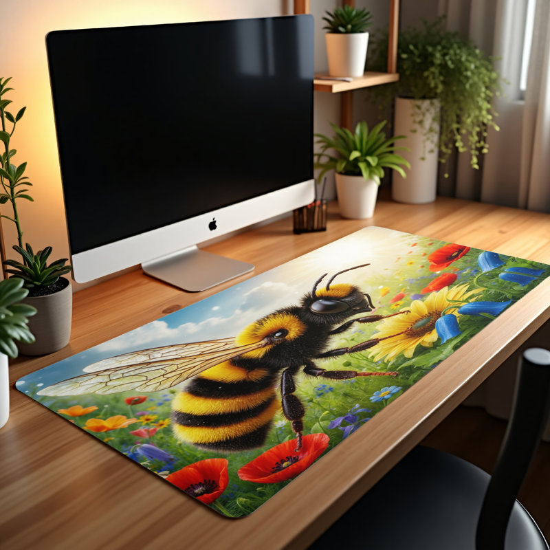 Polyester Desk Pad, 23.6x13.8