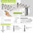 Stainless Steel Wall-Mounted Drying Rack Compact