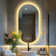 Oval LED Wall Mirror