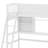 Loft Bed With Storage Shelves, Desk And Ladder-1936767150