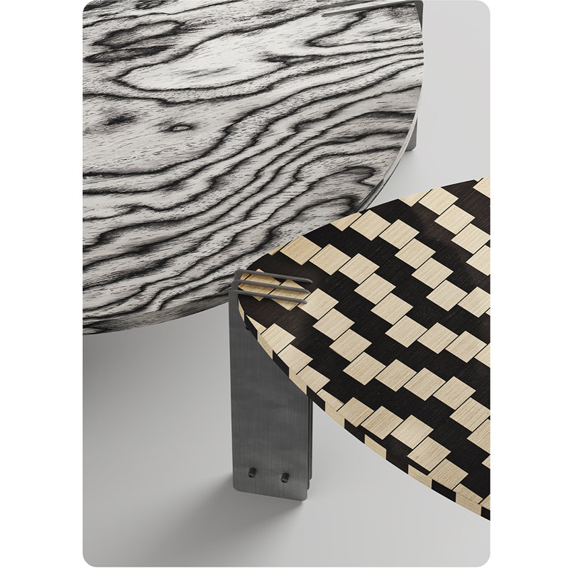 Table basse de style moderne et minimaliste