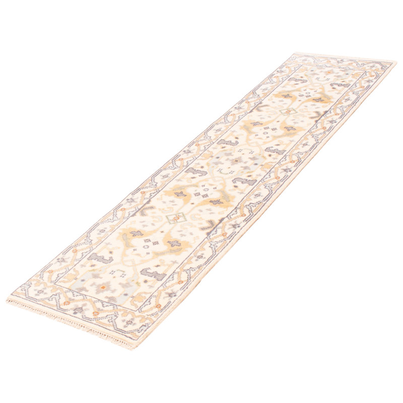 Tapis unique crème de 2 pi 6 po x 9 pi 8 po