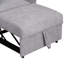 Eloria Mid-Century Modern Chenille Convertible Sleeper Chair with High-Density Sponge-116844535