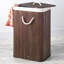 Bamboo Laundry Hamper with Handles-1322540529