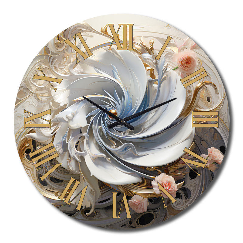 Horloge murale en métal, Très grand