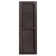 Straight Top Open Louvre Shutters Pair